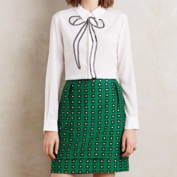 Anthropologie Dresses & Skirts - Anthro HD in Paris Garden Glimmer Skirt